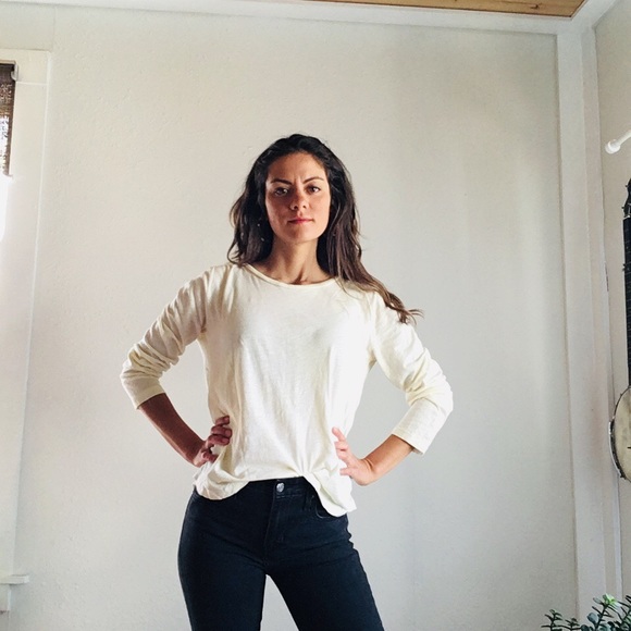 Madewell Tops - Madewell whisper cotton crewneck longsleeve tee